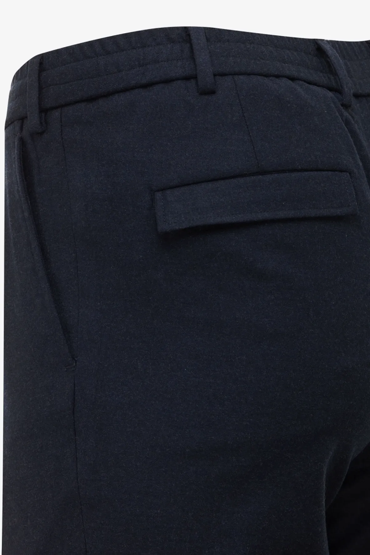 Pleated Trousers | Donkerblauw