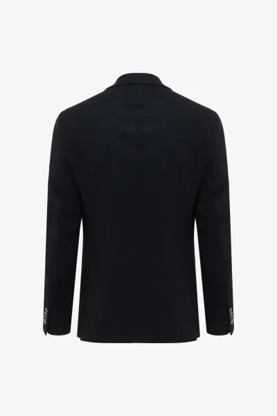 Wollen Colbert | Donkerblauw