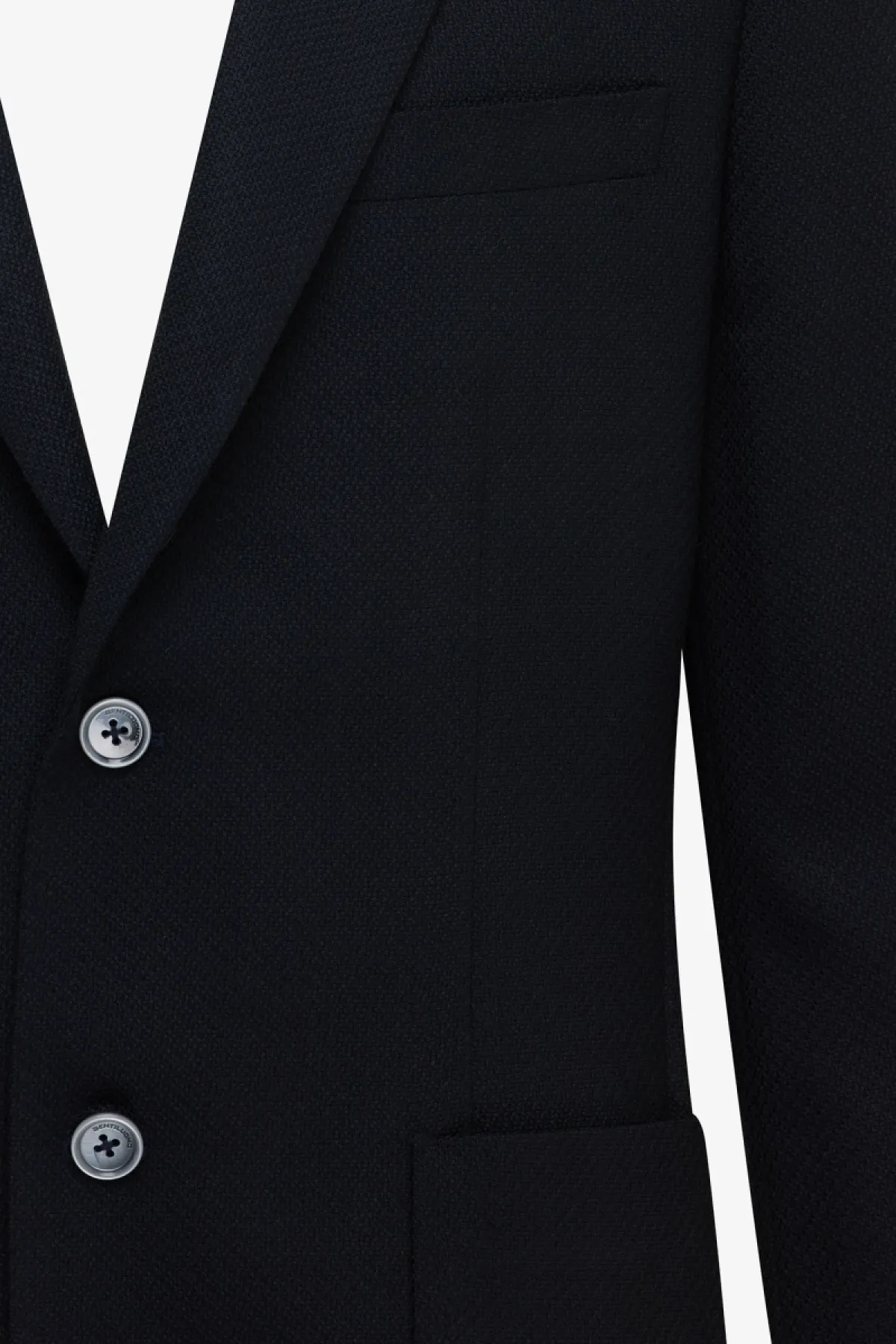Wollen Colbert | Donkerblauw