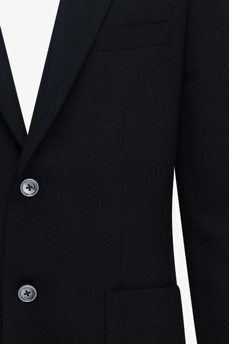 Wollen Colbert | Donkerblauw
