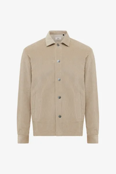 Corduroy Overshirt | Beige