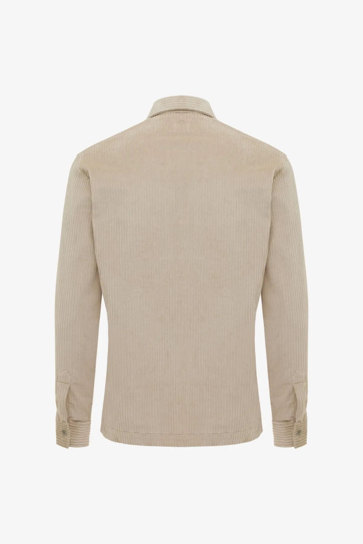 Corduroy Overshirt | Beige