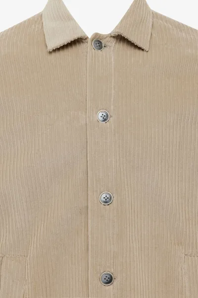 Corduroy Overshirt | Beige