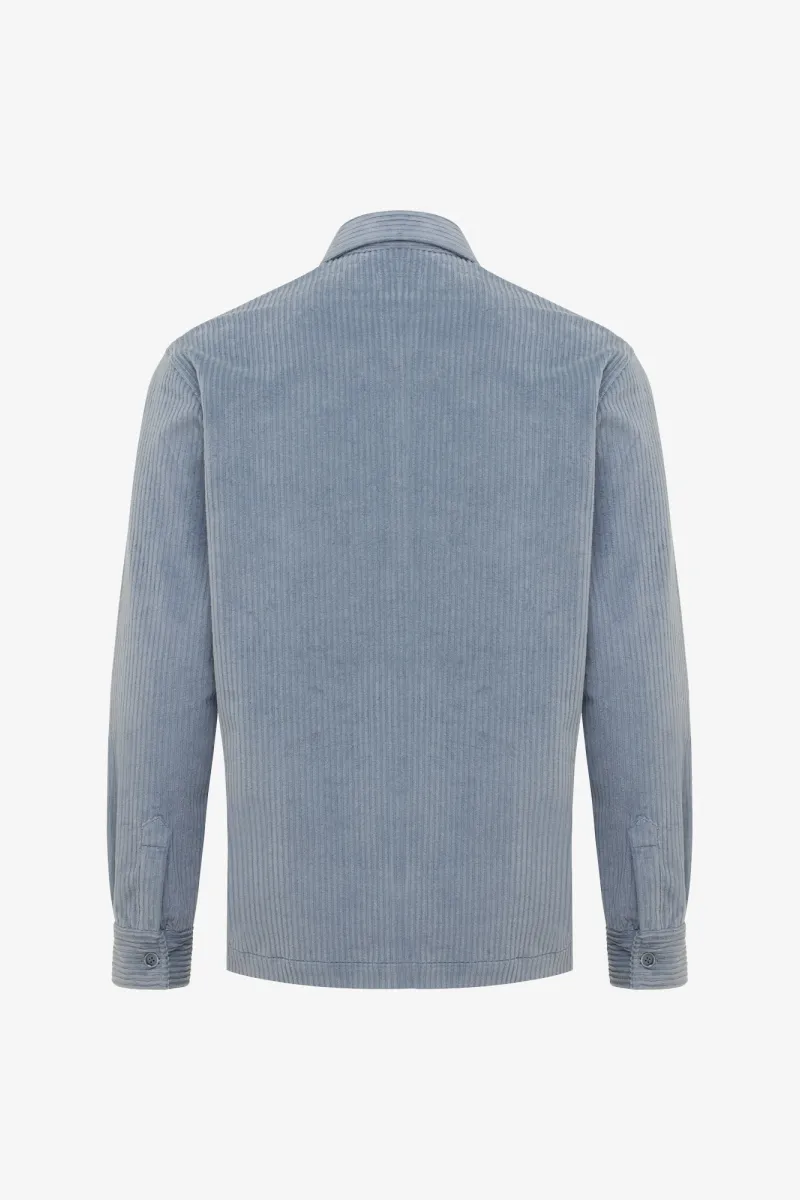 Corduroy Overshirt | Blauw