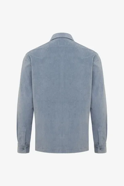 Corduroy Overshirt | Blauw