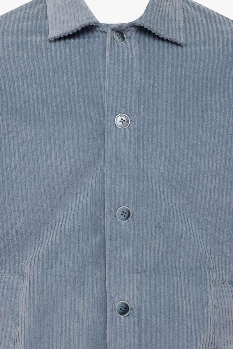 Corduroy Overshirt | Blauw