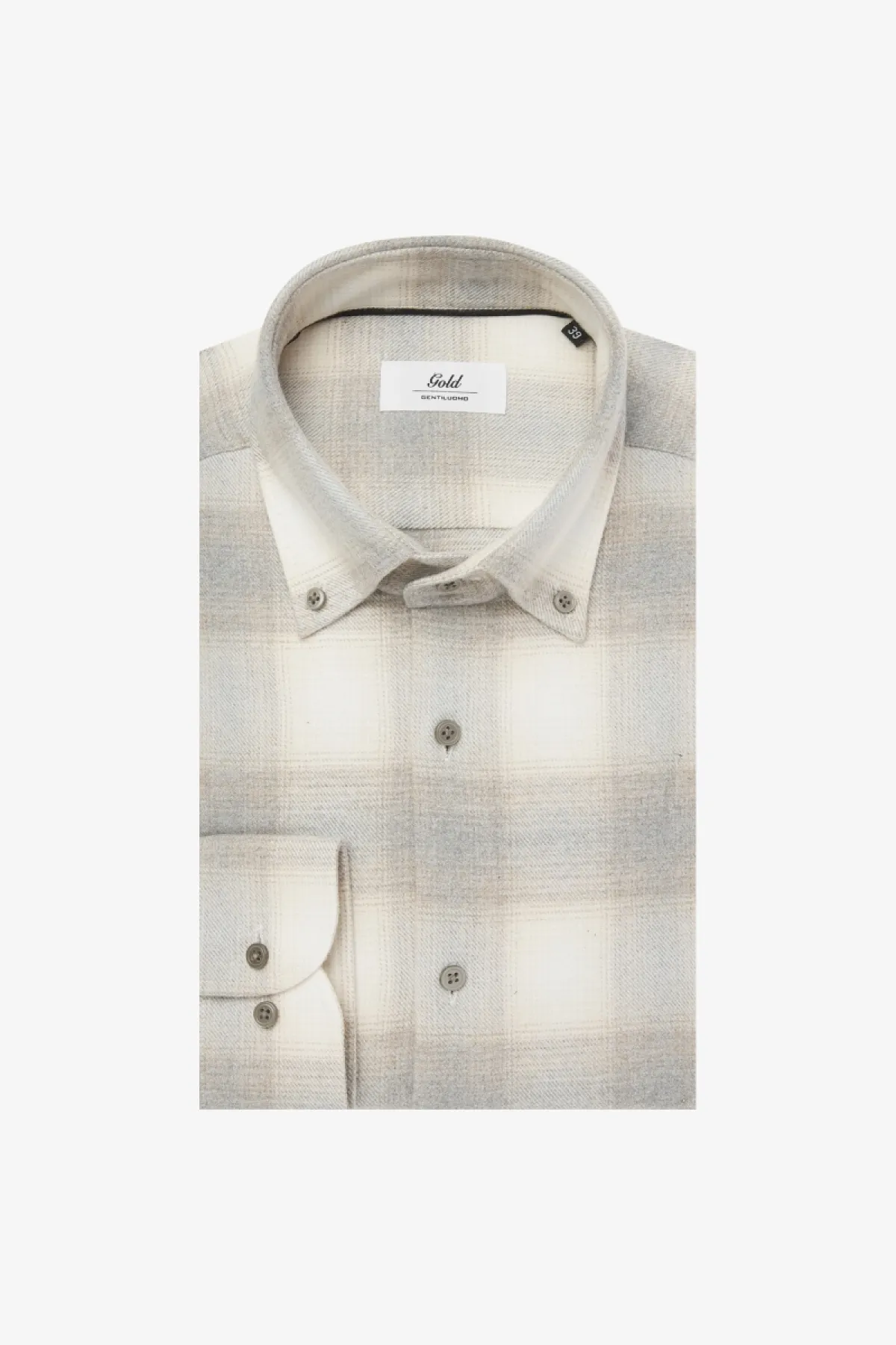 Checked Shirt | Beige