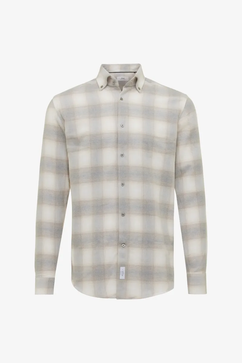 Checked Shirt | Beige