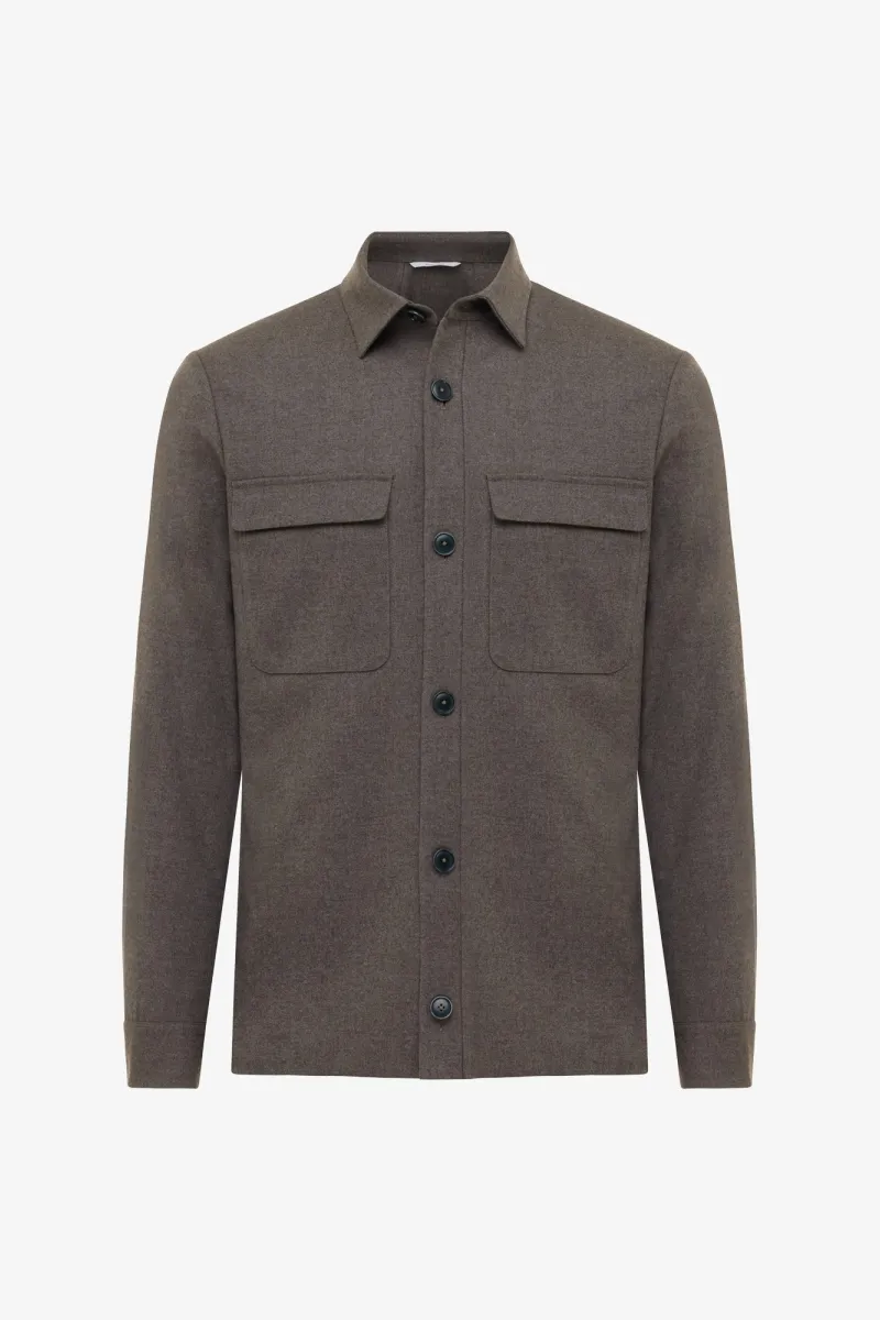 Shirtjacket - Bruin