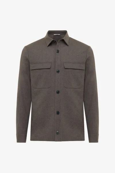 Shirtjacket - Bruin