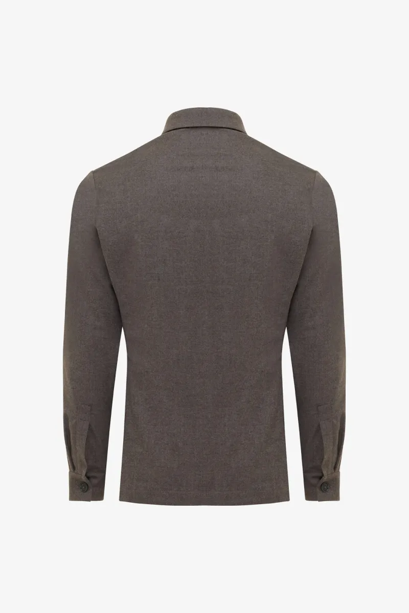 Shirtjacket - Bruin