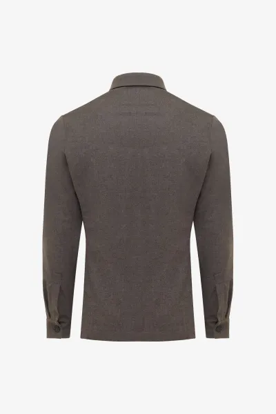 Shirtjacket - Bruin