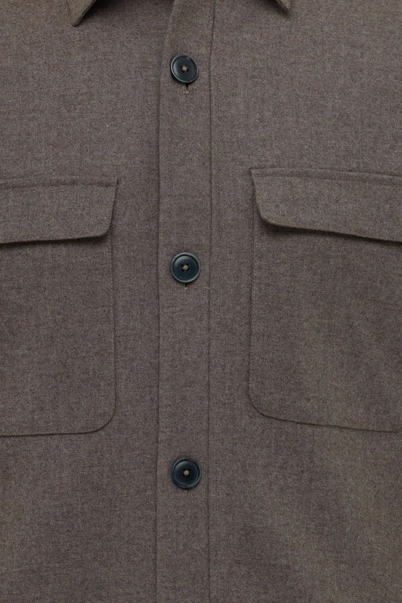 Shirtjacket - Bruin