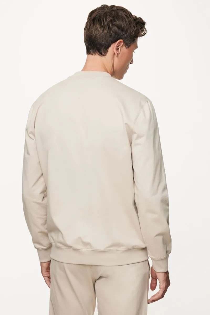 Longsleeve Crewneck | Beige