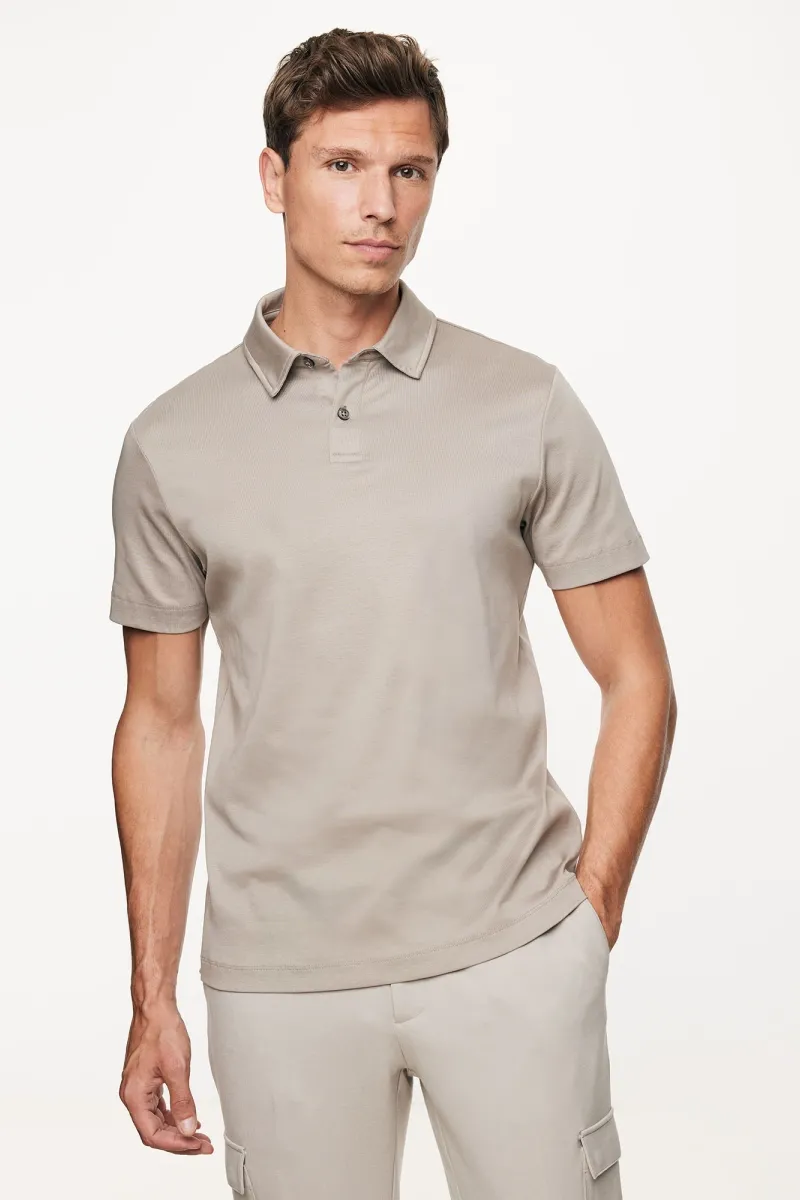 Polo button | Beige