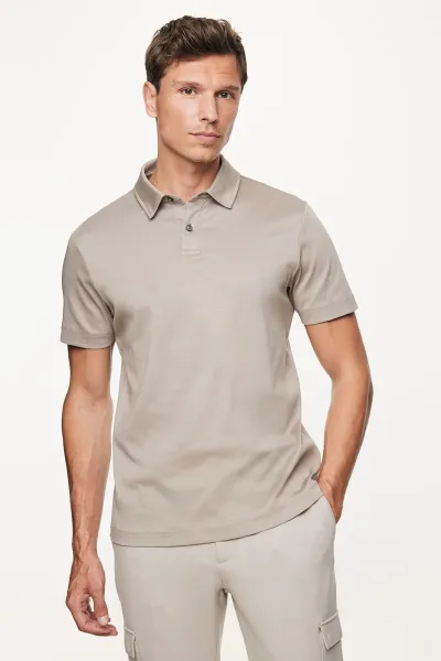 Polo button | Beige