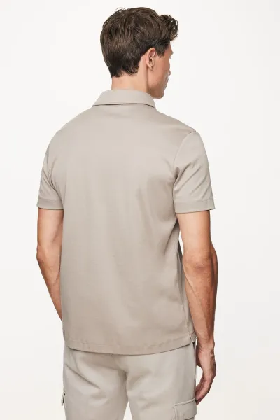 Polo button | Beige