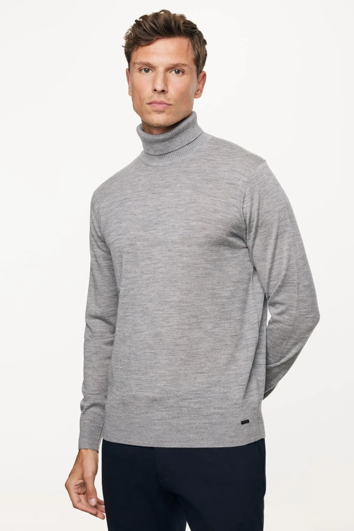 Roll Neck | Lichtgrijs