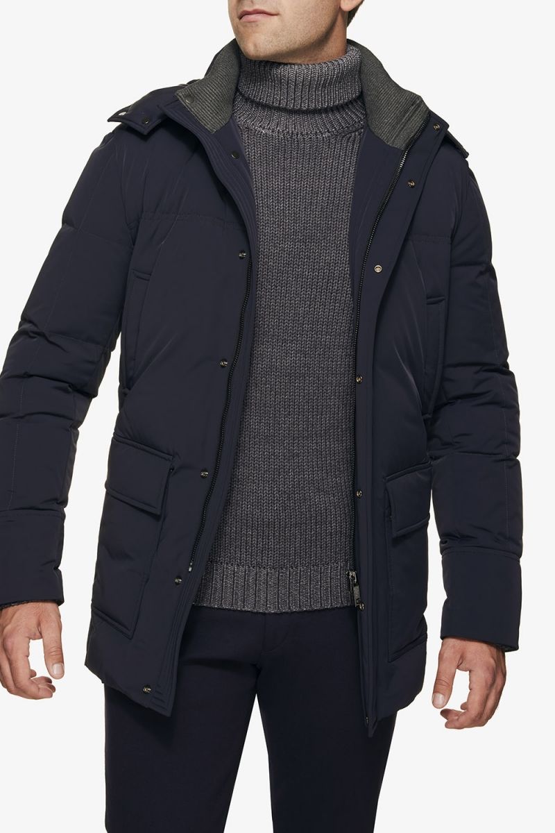 Parka orion donkerblauw