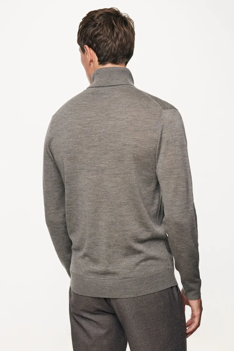 Roll Neck | Donkerbruin