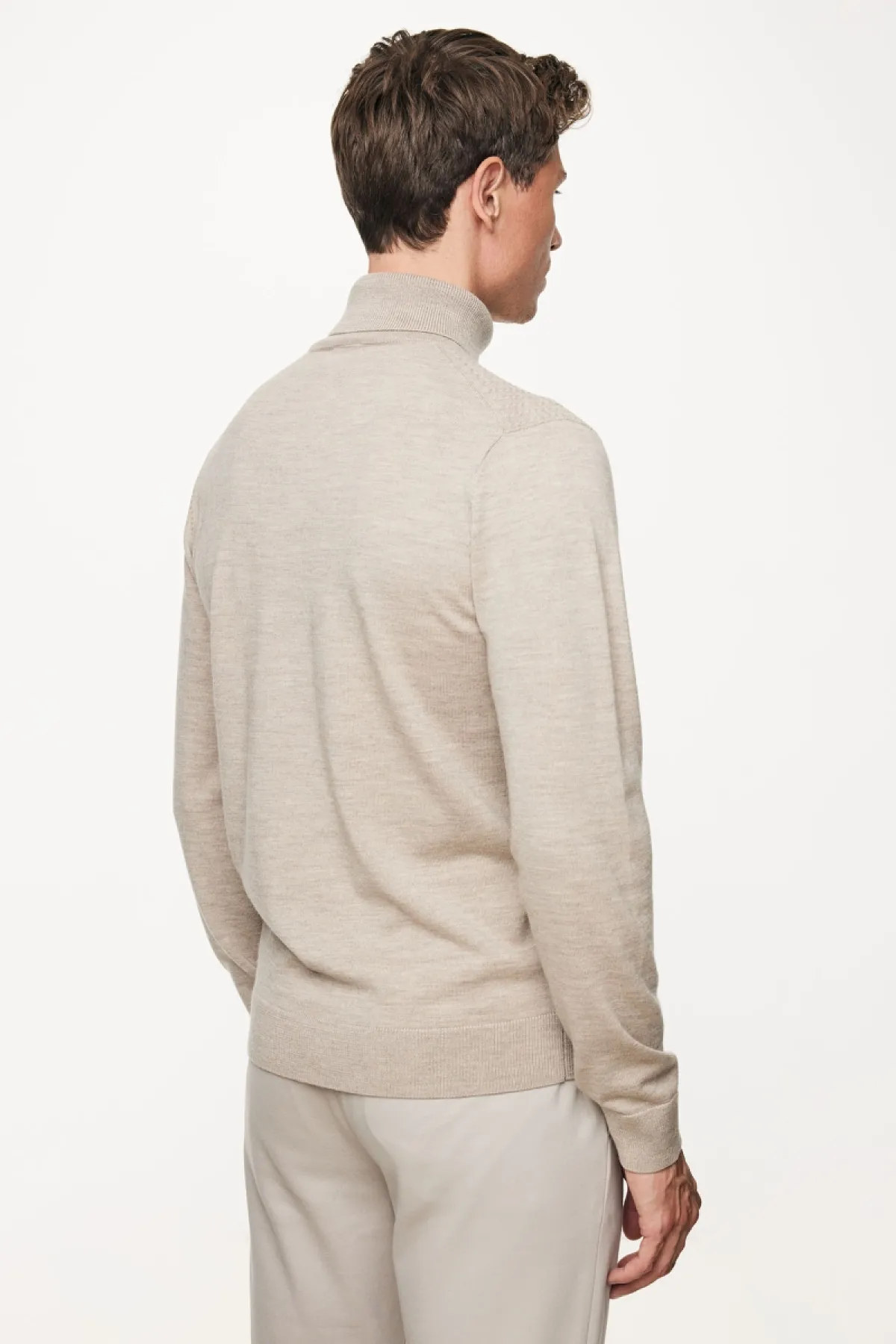 Longsleeve Roll Neck | Beige