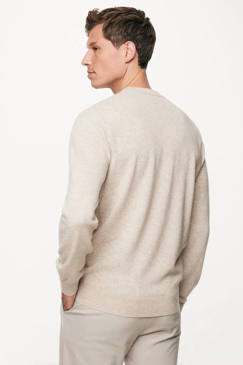 Cashmere Roundneck | Beige