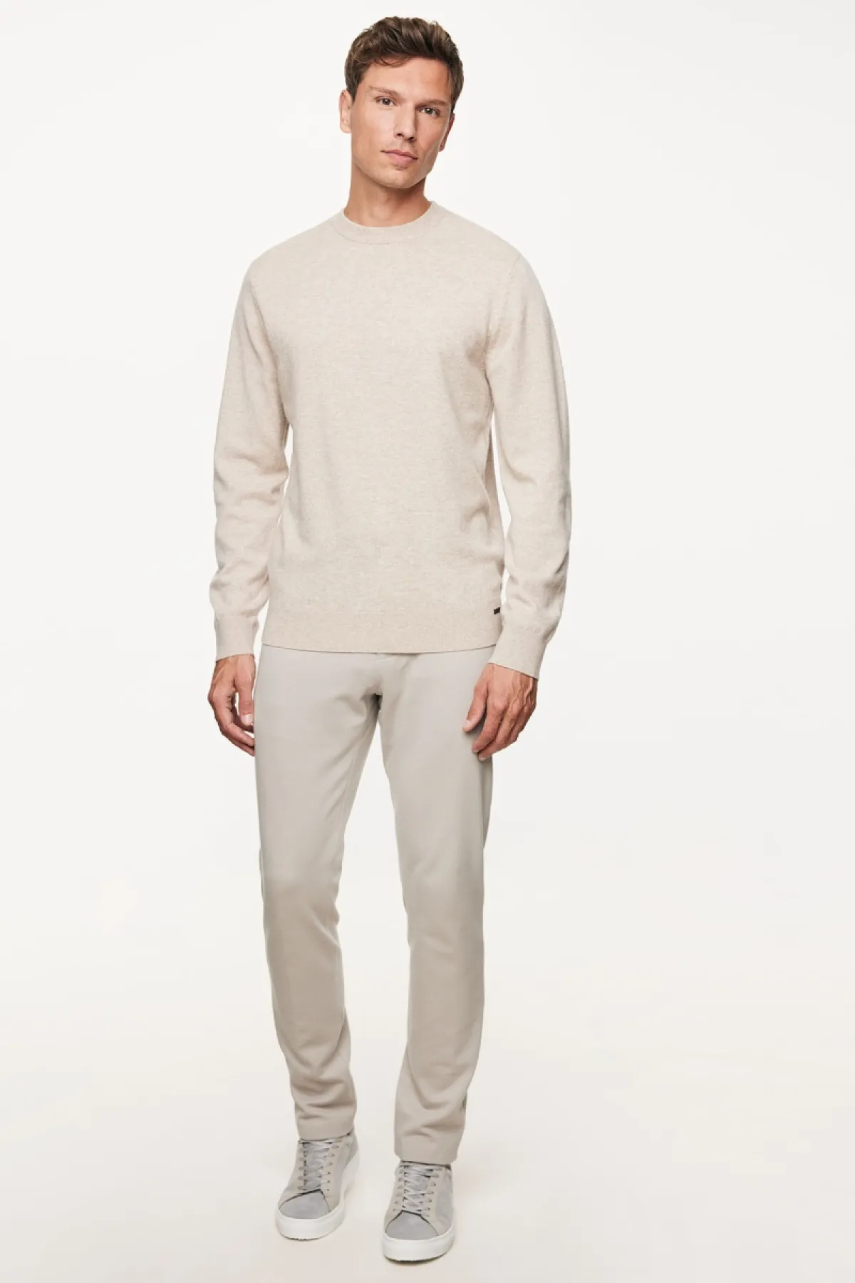 Cashmere Roundneck | Beige
