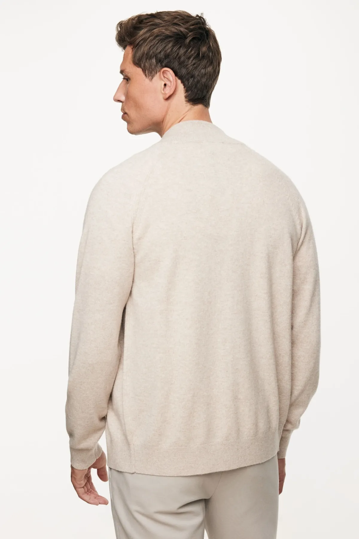 Cardigan zip | Beige