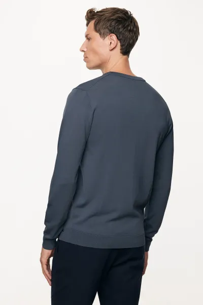 Longsleeve Roundneck | Blauw