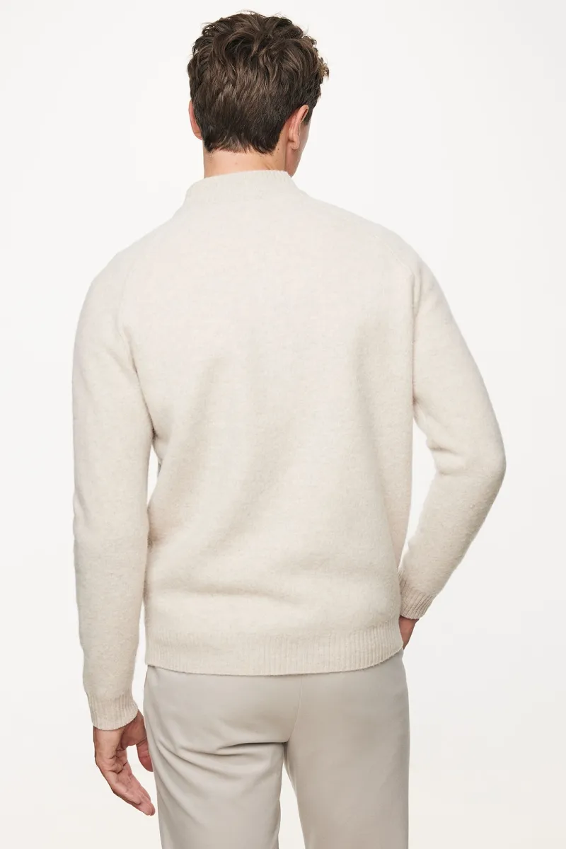 Relaxed Turtle Zip | Beige