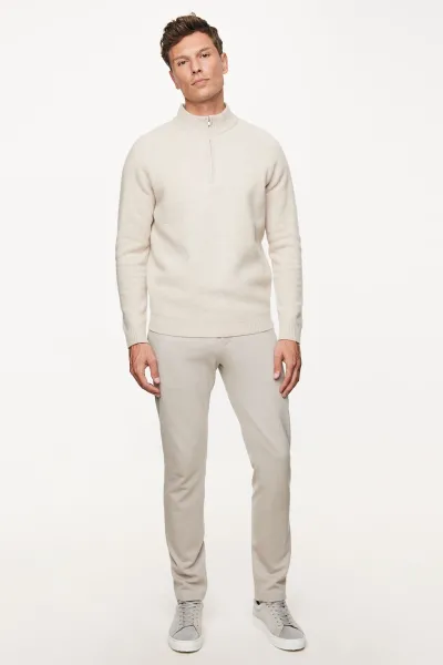 Relaxed Turtle Zip | Beige