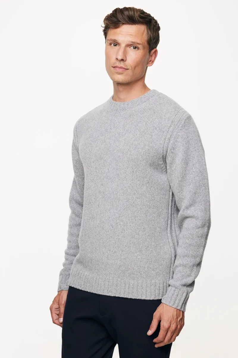 Relaxed Roundneck | Lichtgrijs