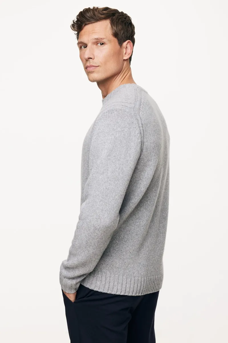 Relaxed Roundneck | Lichtgrijs