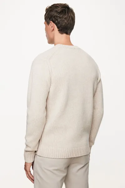 Relaxed Roundneck | Beige