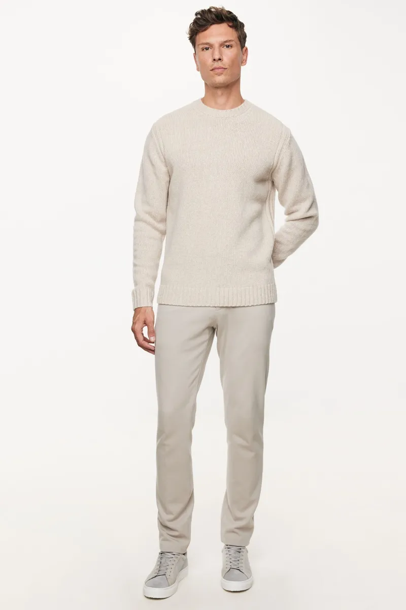 Relaxed Roundneck | Beige