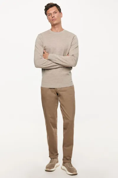 Wool Roundneck | Beige