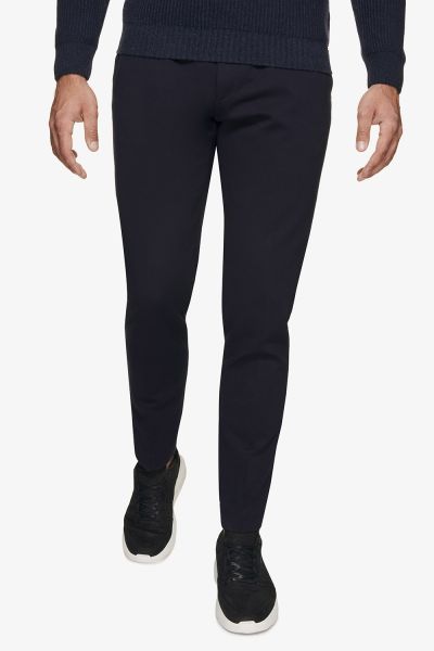 Jersey broek donkerblauw