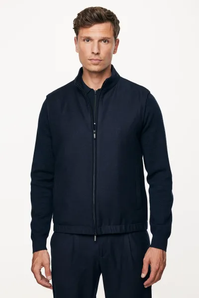 Vest | Donkerblauw