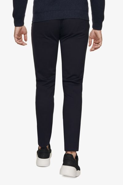 Jersey broek donkerblauw