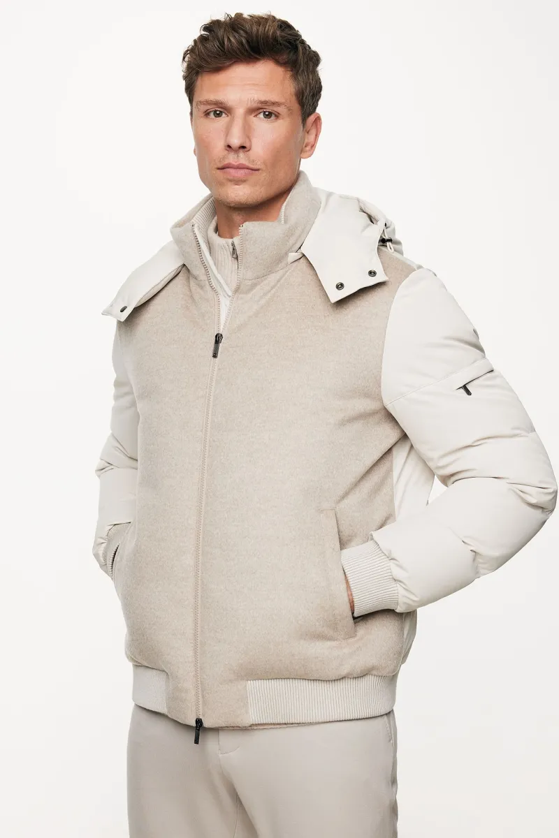 Bomber Jacket | Beige