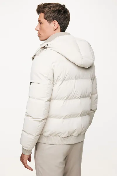 Bomber Jacket | Beige