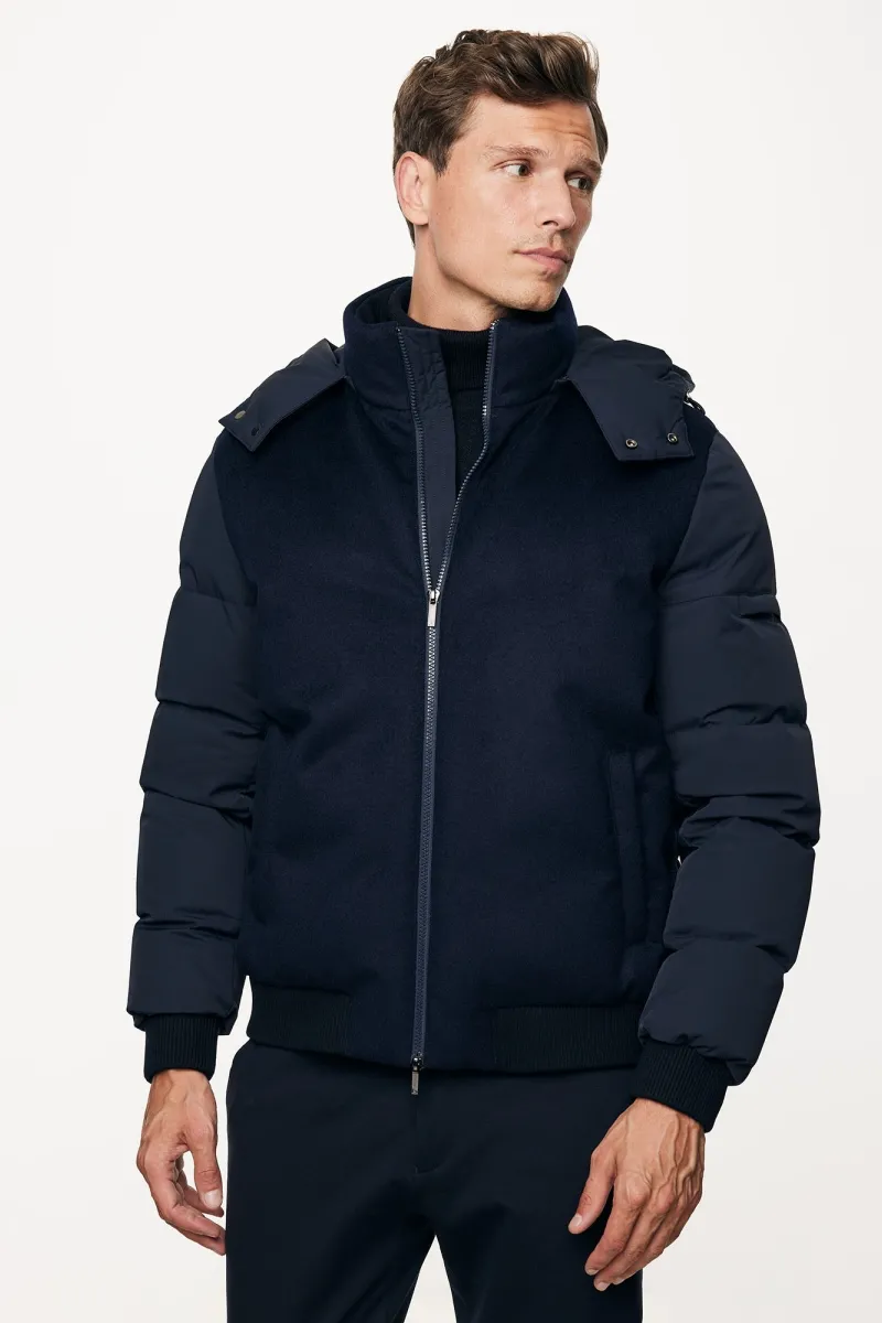 Wool Jacket | Donkerblauw