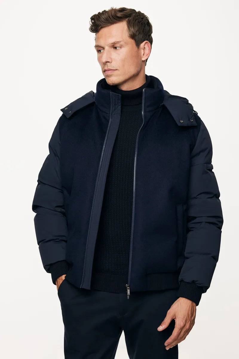 Wool Jacket | Donkerblauw