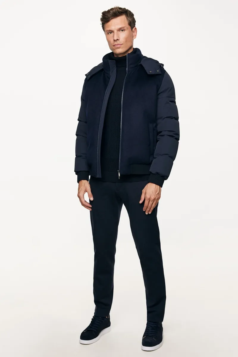 Wool Jacket | Donkerblauw
