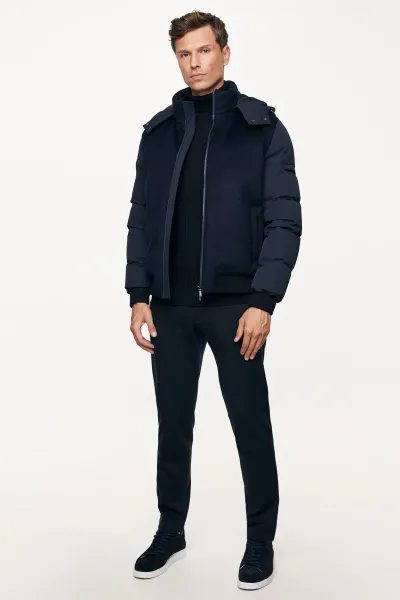 Wool Jacket | Donkerblauw