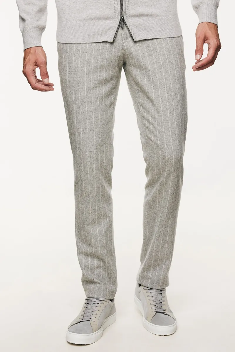 Pantalon Wolmix | Lichtgrijs