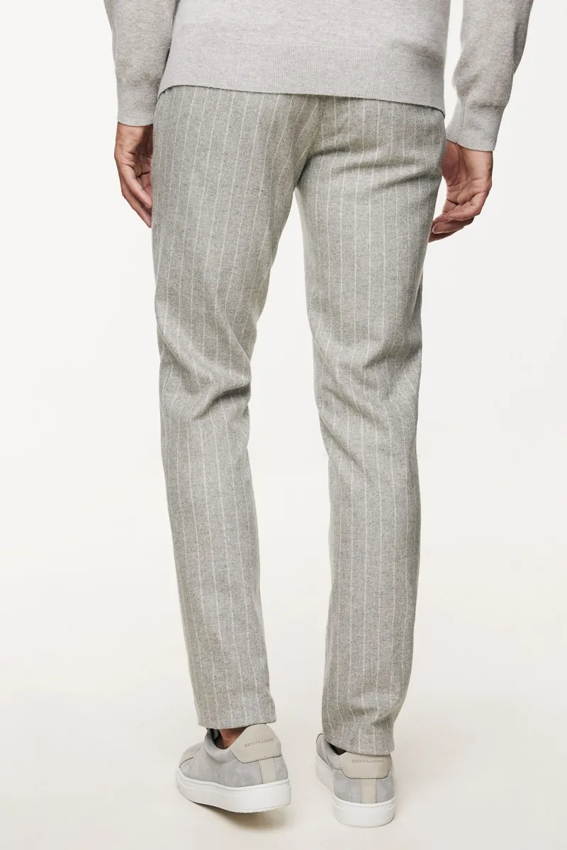 Pantalon Wolmix | Lichtgrijs