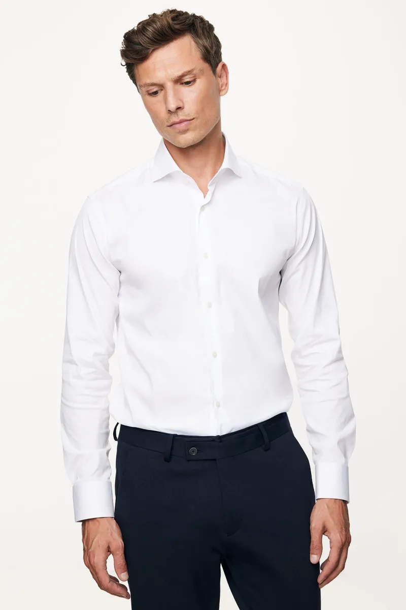 Comfort shirt | Wit