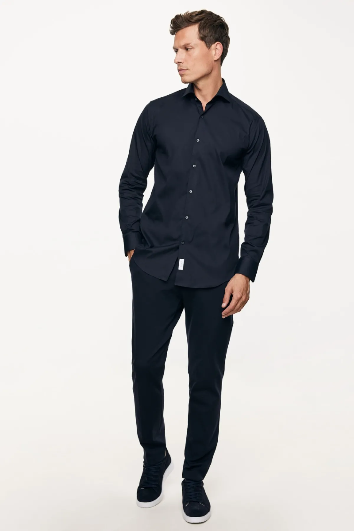 Comfort shirt | Donkerblauw