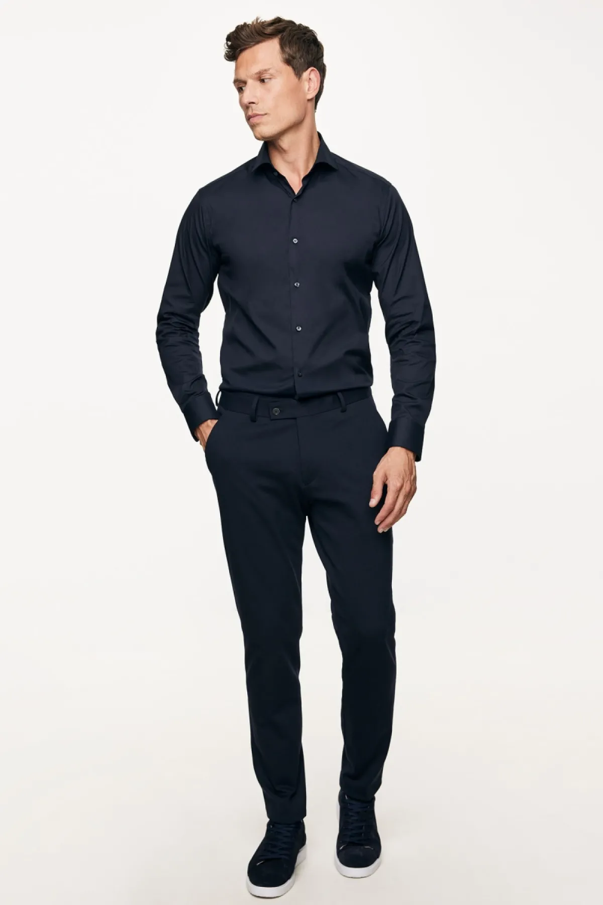 Comfort shirt | Donkerblauw